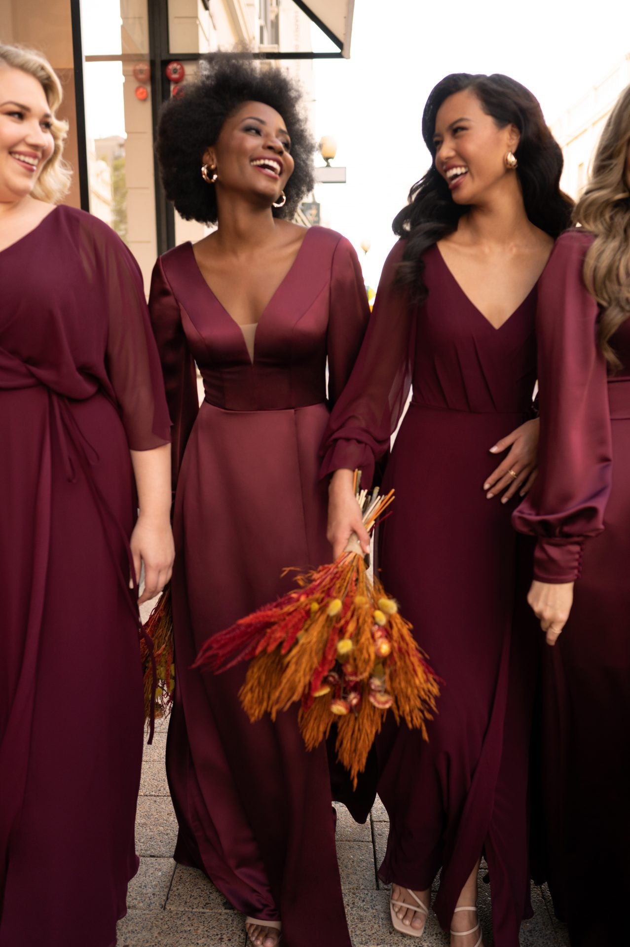 Bridesmaid Dress with Sleeves