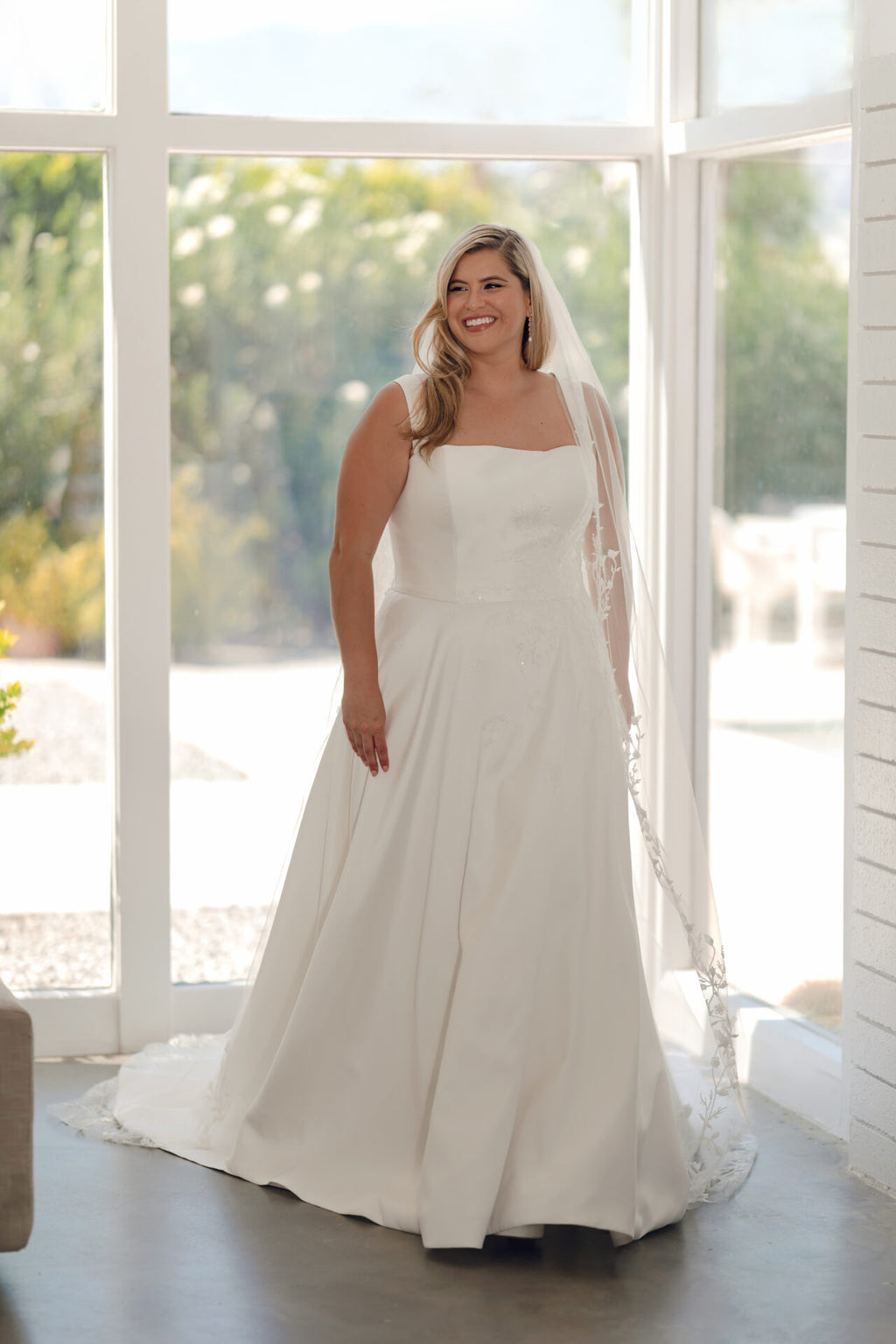 Stella York Fit And Flare Unforgettable By Young Curvy Wedding Dresses   Brides By Young Mid To