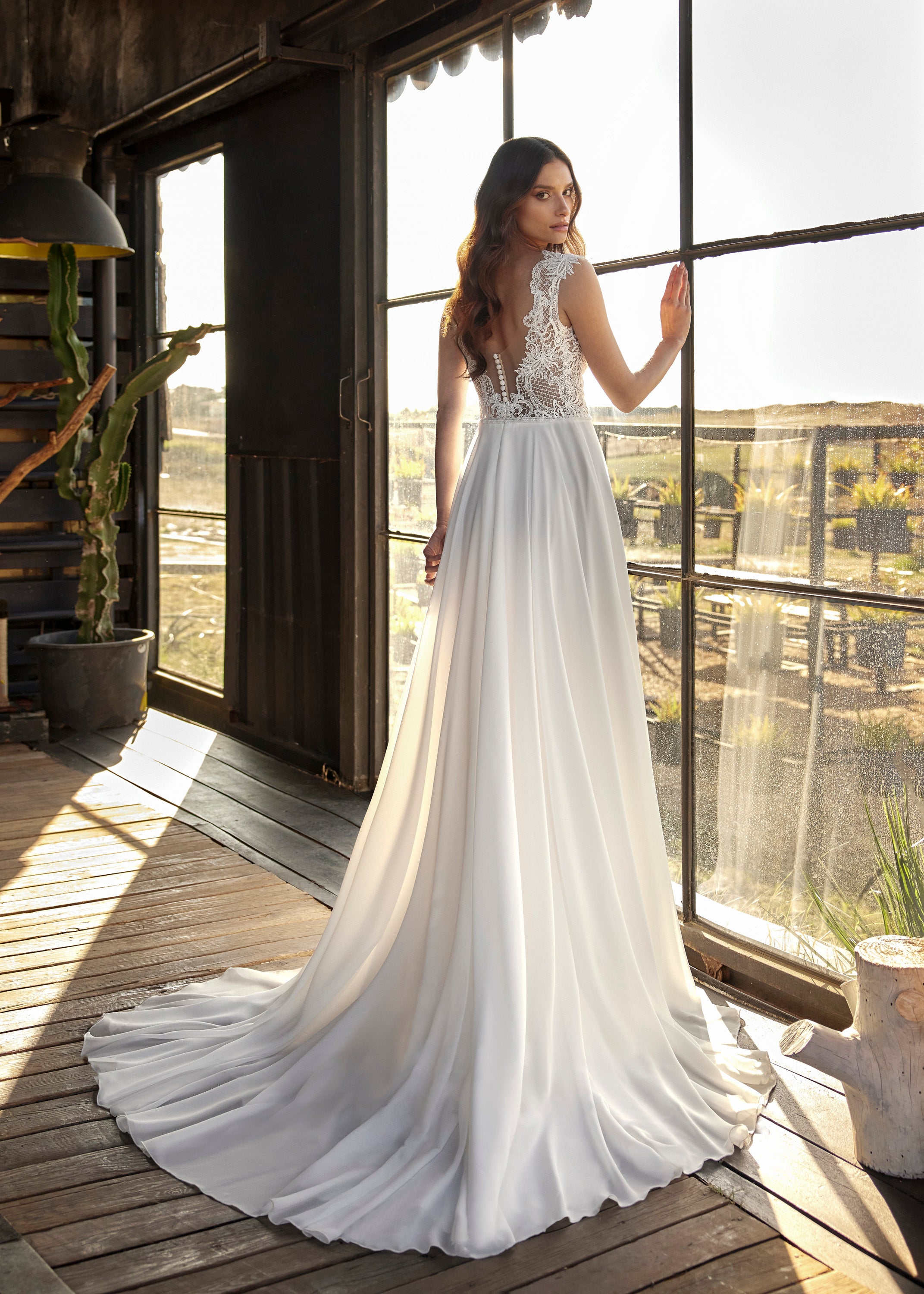 Chiffon Wedding Gowns Honey Fawn Boutique Launceston