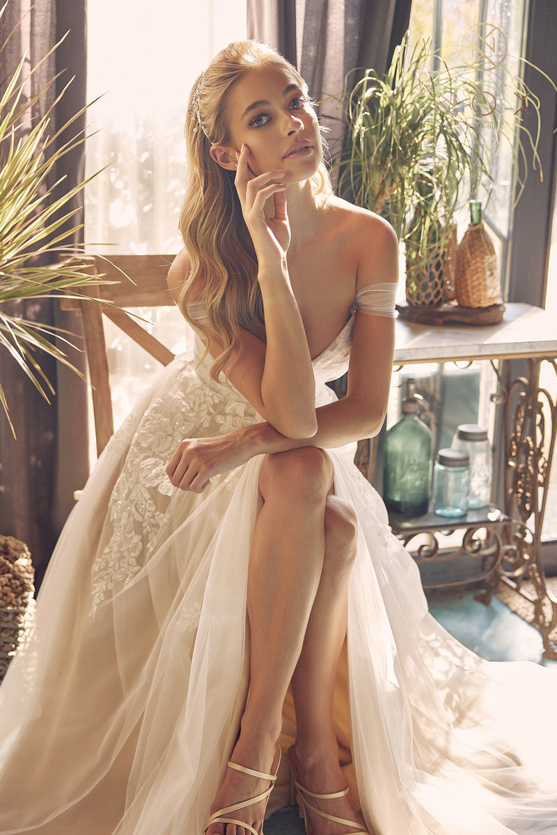 Antill Floral Lace Wedding Gown - Wedding Gown - Nox Anabel