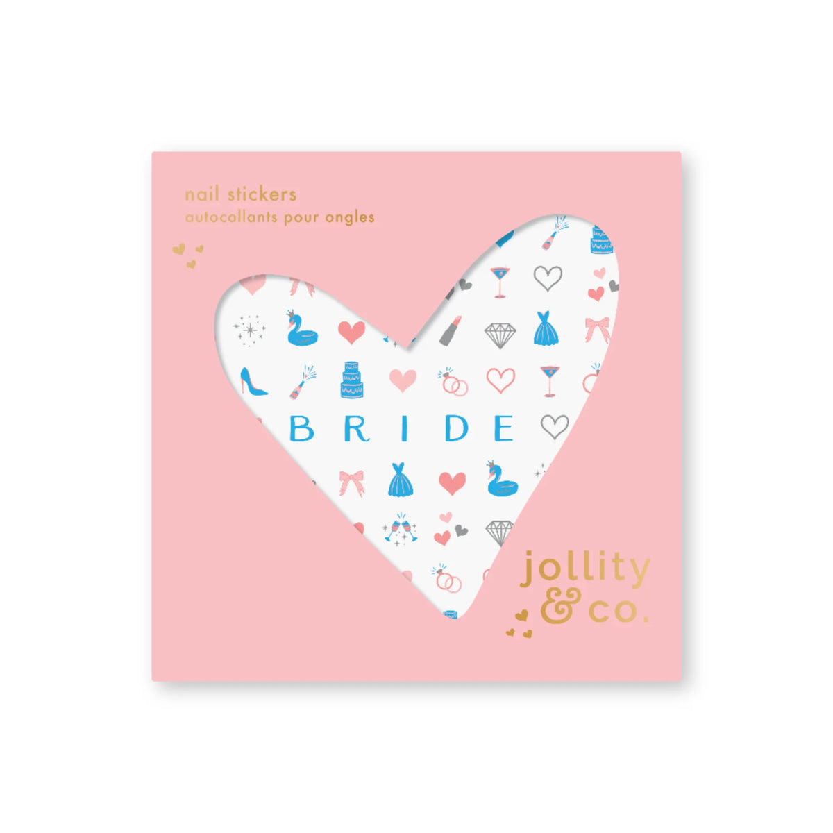 Bachelorette Bride Nail Stickers - Giftware - Jollity and Co.