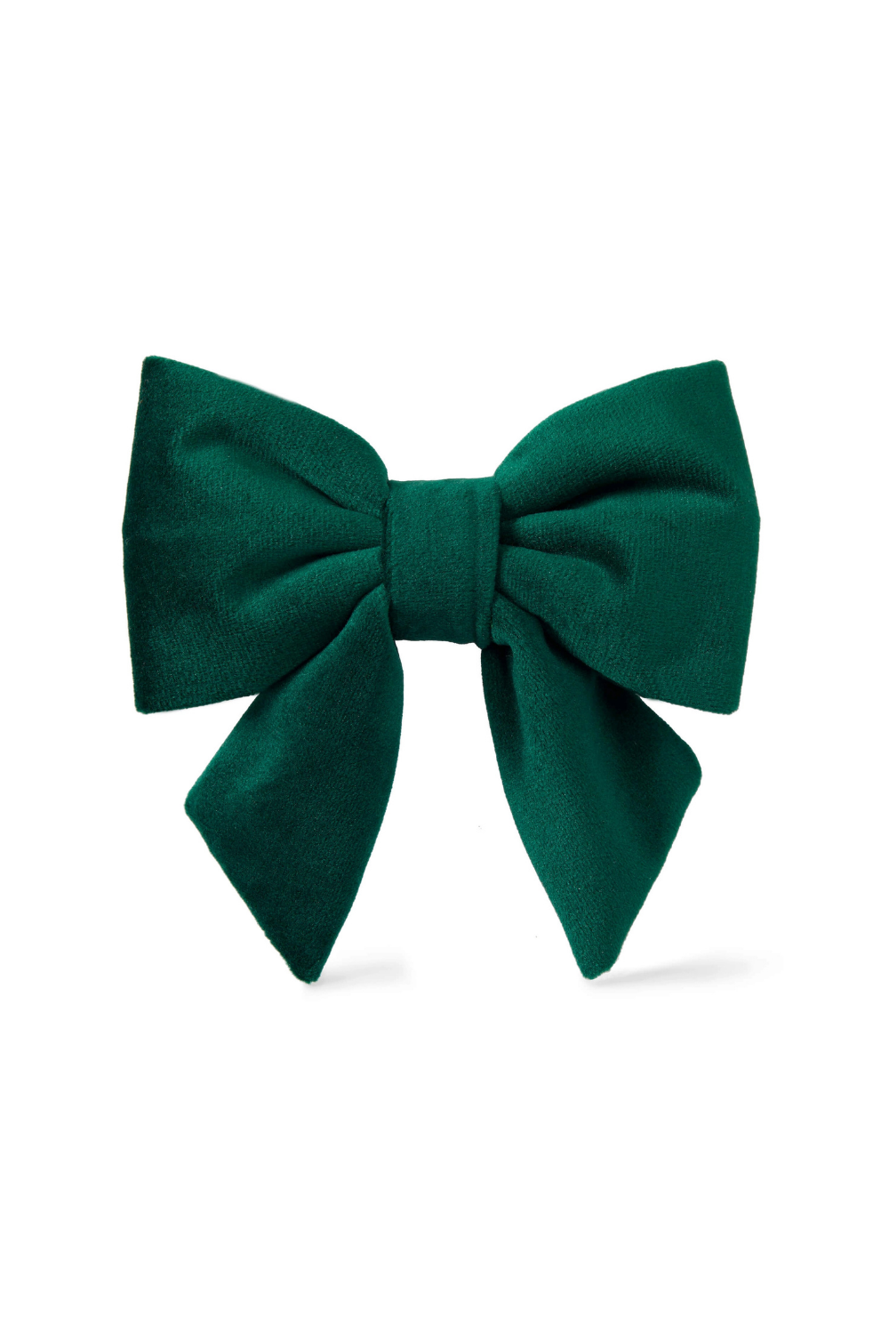 Forest Green Velvet Dog Bow - Giftware - The Foggy Dog