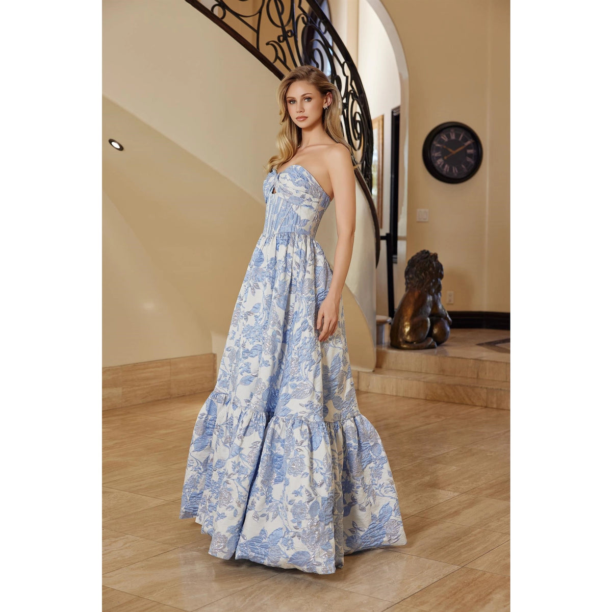 Mel Jacquard Gown