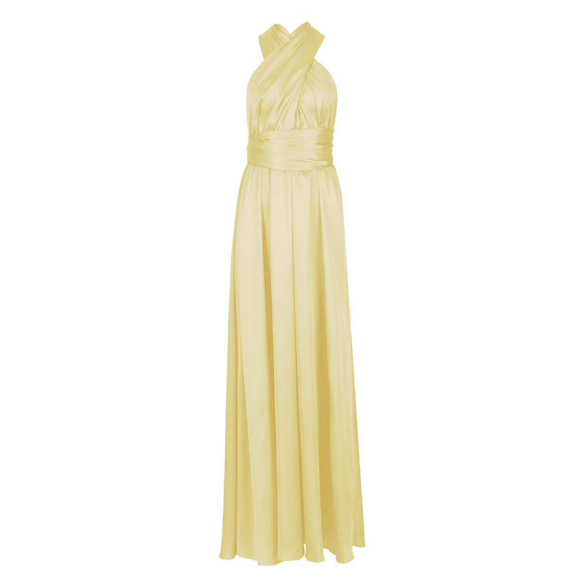 Satin Multiway Butter Lemon - Dress - Jacqueline Louise