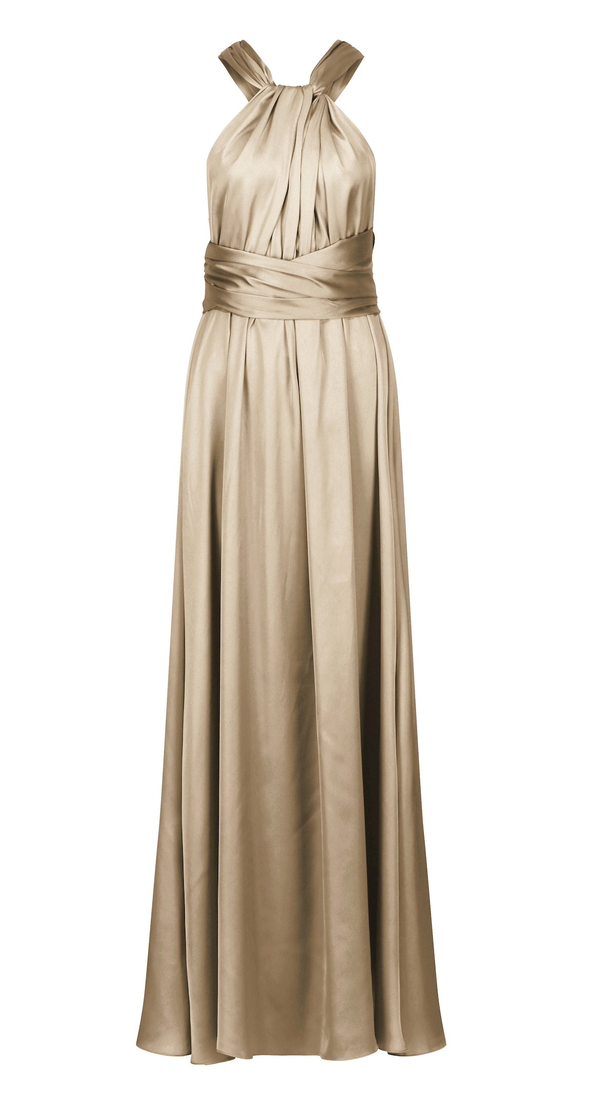 Satin Multiway Gold - Dress - Jacqueline Louise