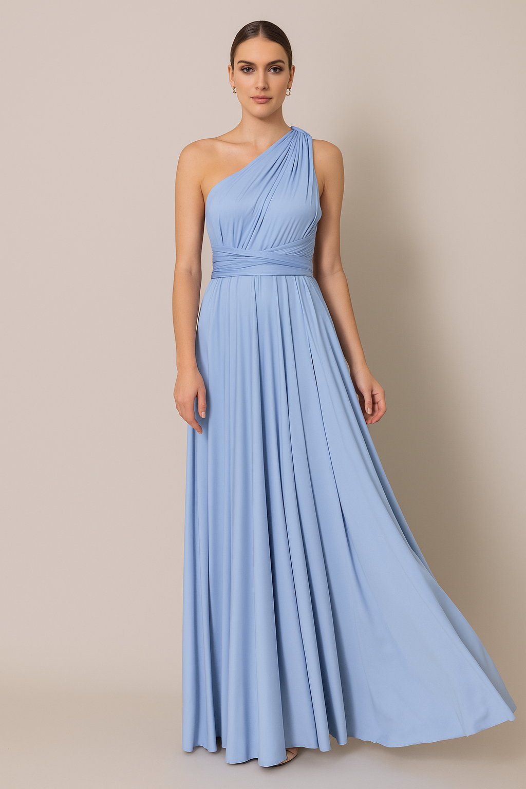 Classic Jersey Multiway Dusty Blue - Dress - Jacqueline Louise