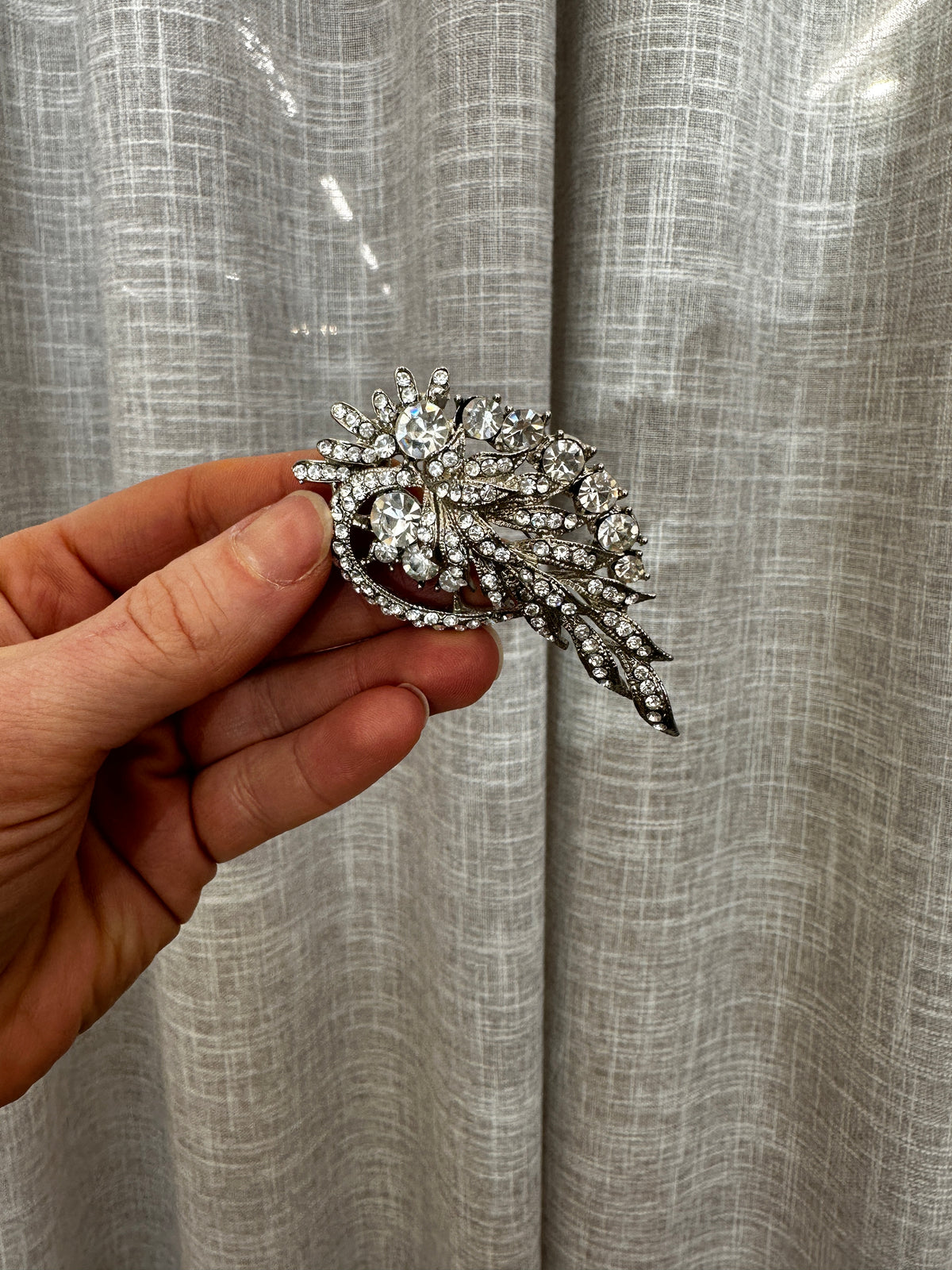 Feather Shaped Brooch