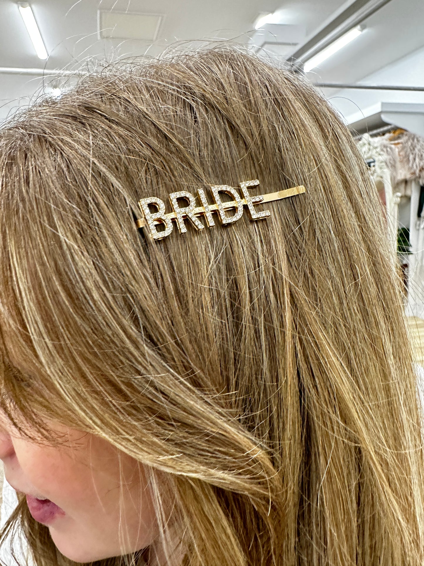 BRIDE Rhinestone Hair Slide