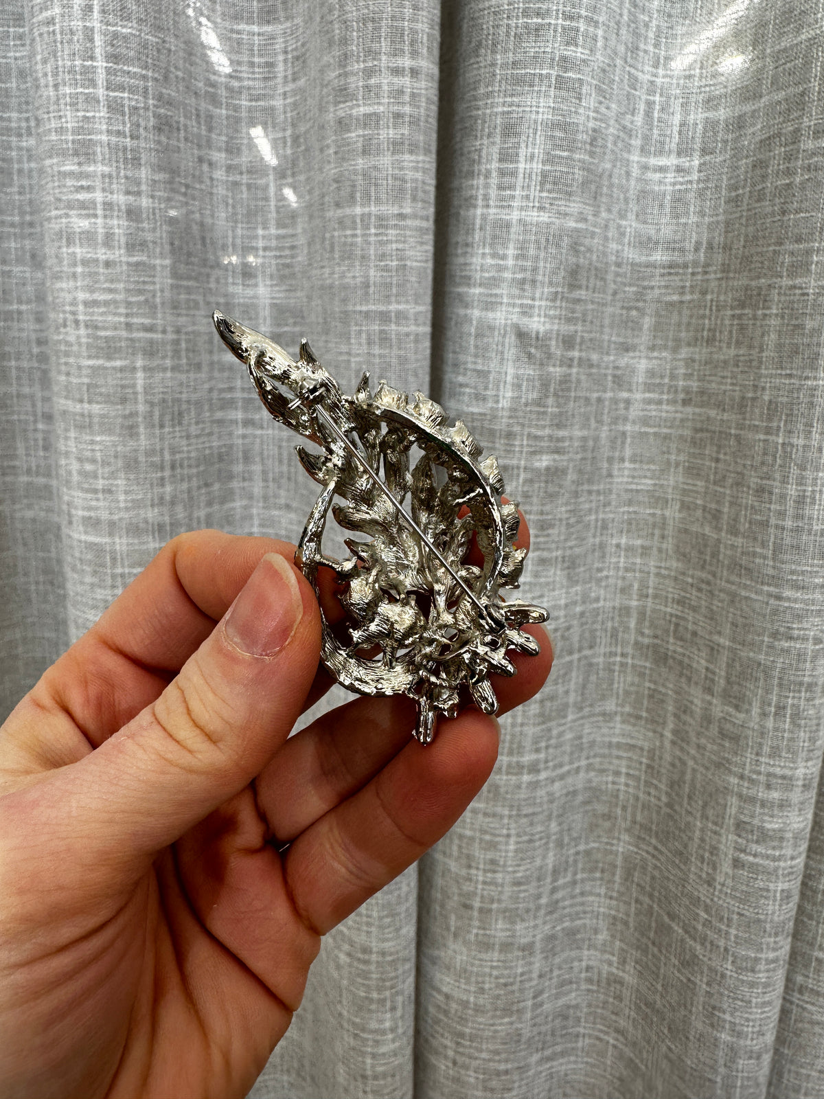 Feather Shaped Brooch