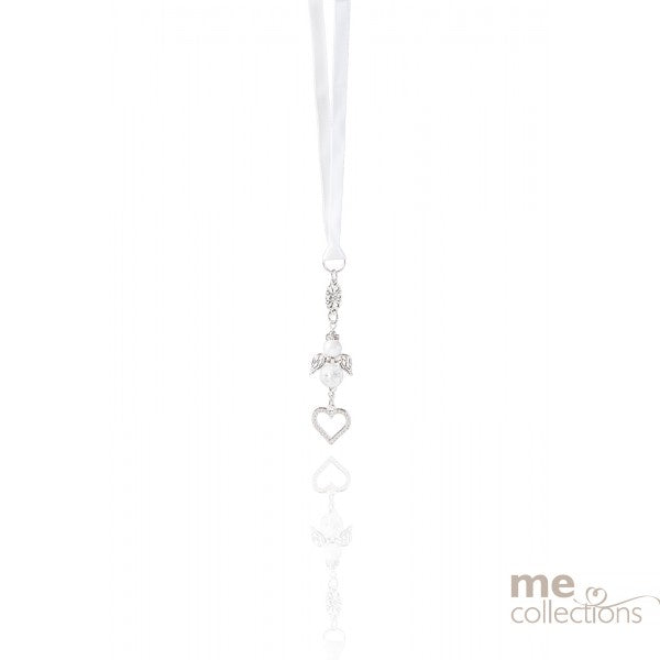 Angel Diamante Heart Bridal Keepsake - Giftware - ME Collections