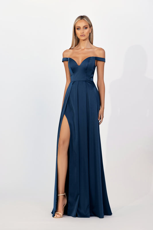 Maeve Off Shoulder Ball Gown