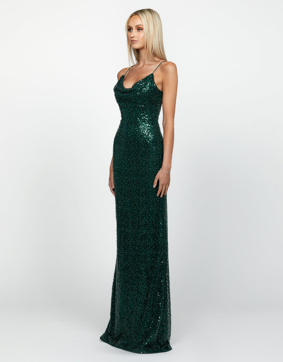 Pamella Lace Up Back Gown