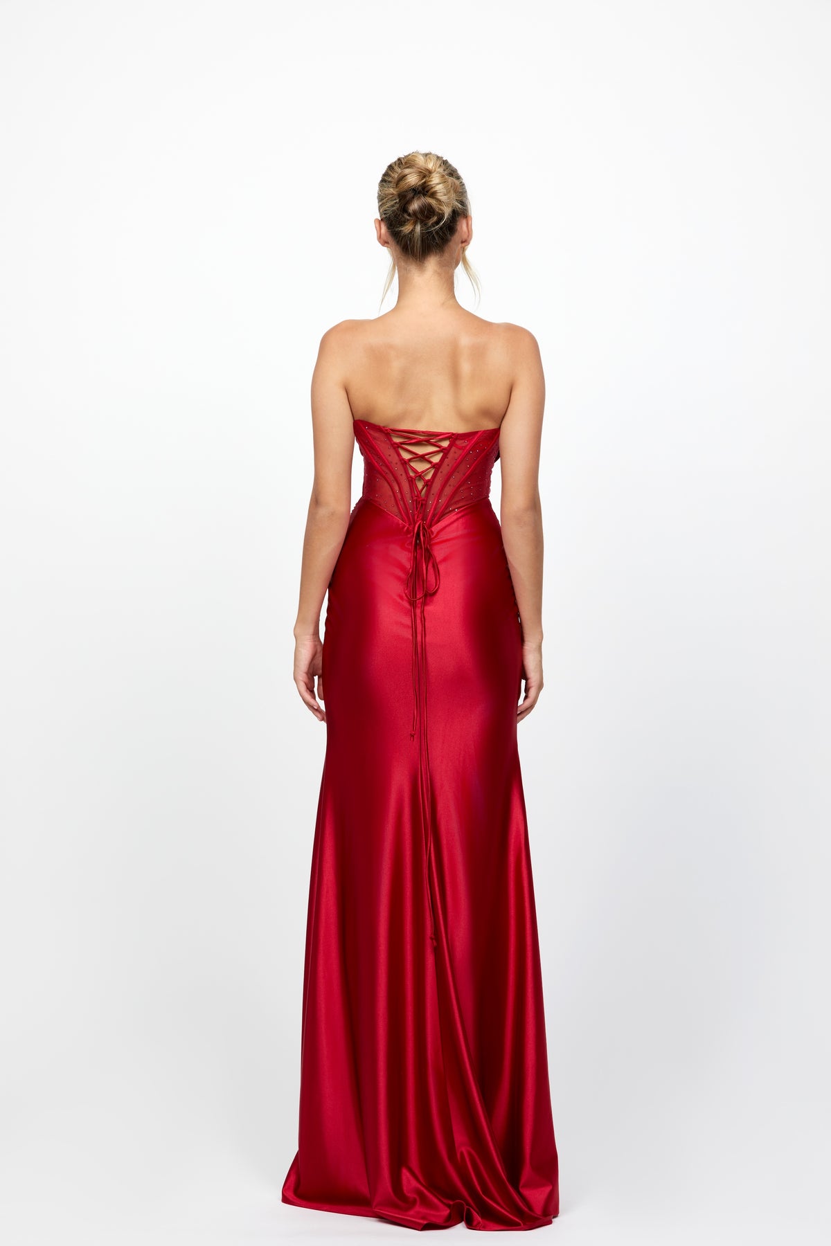 Audrey Strapless Corset Gown - Dress - Bariano
