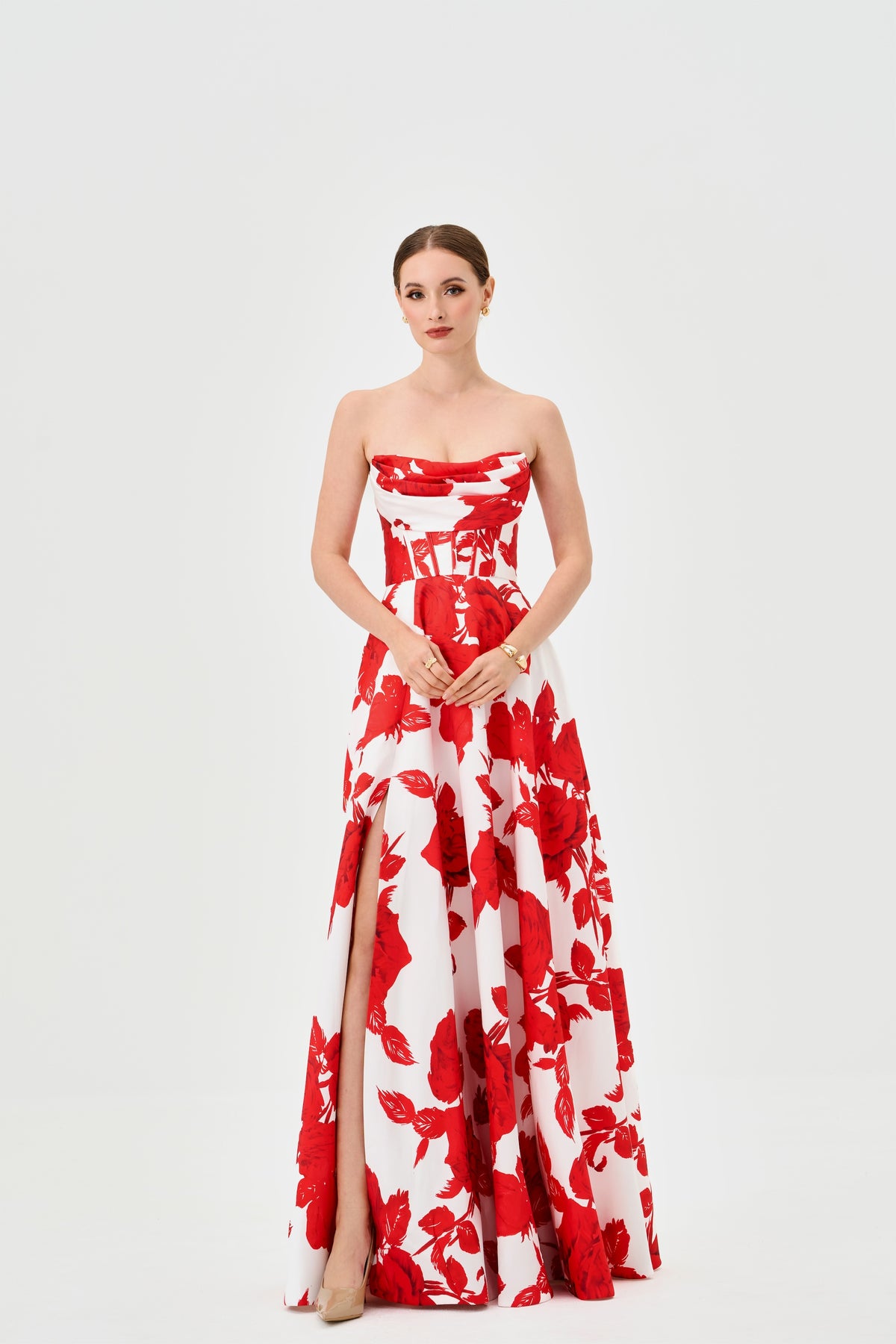 Virginia Corset Strapless Gown - Dress - Bariano