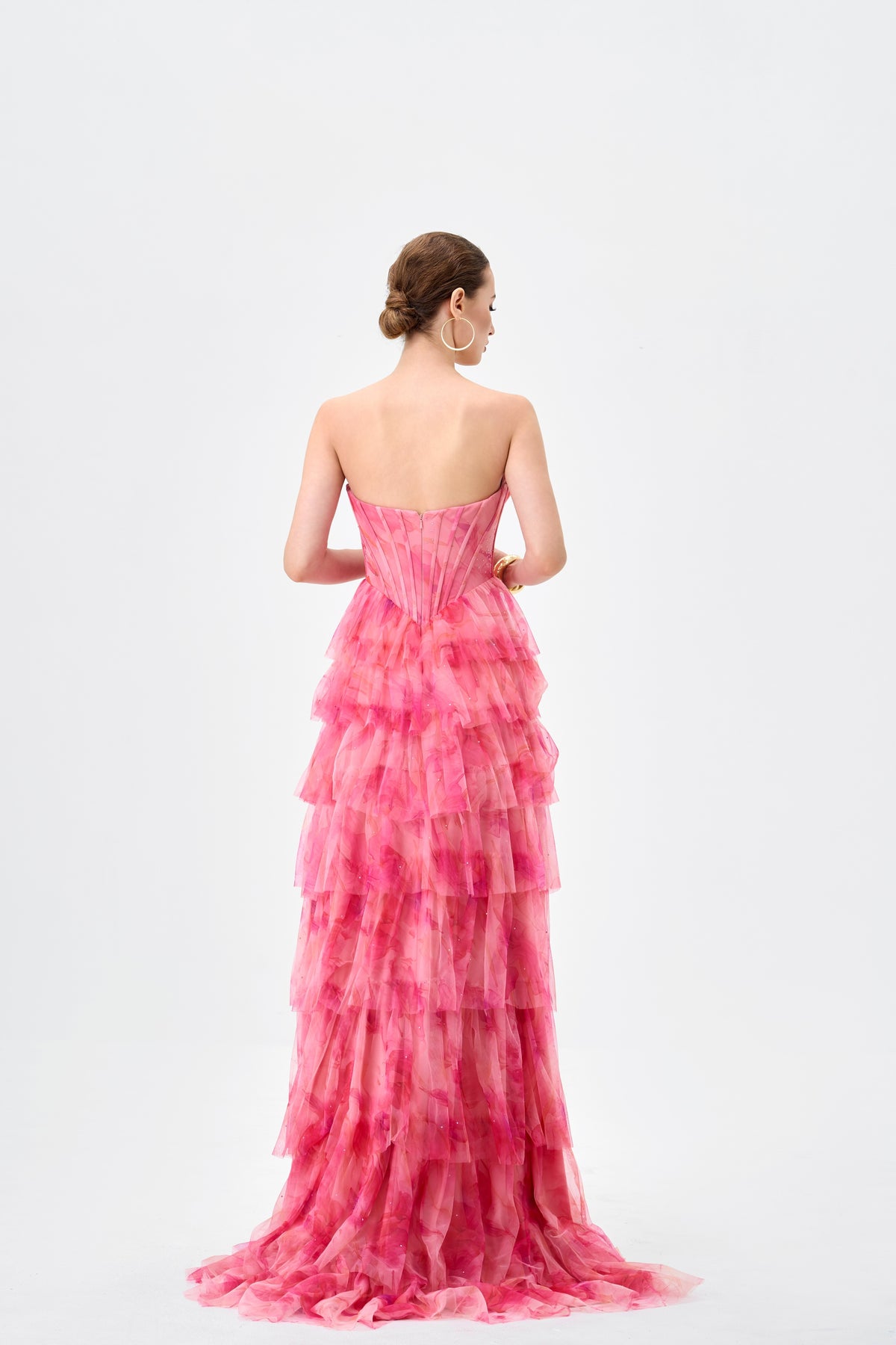Calantha Sweetheart Tiered Ballgown - Dress - Bariano
