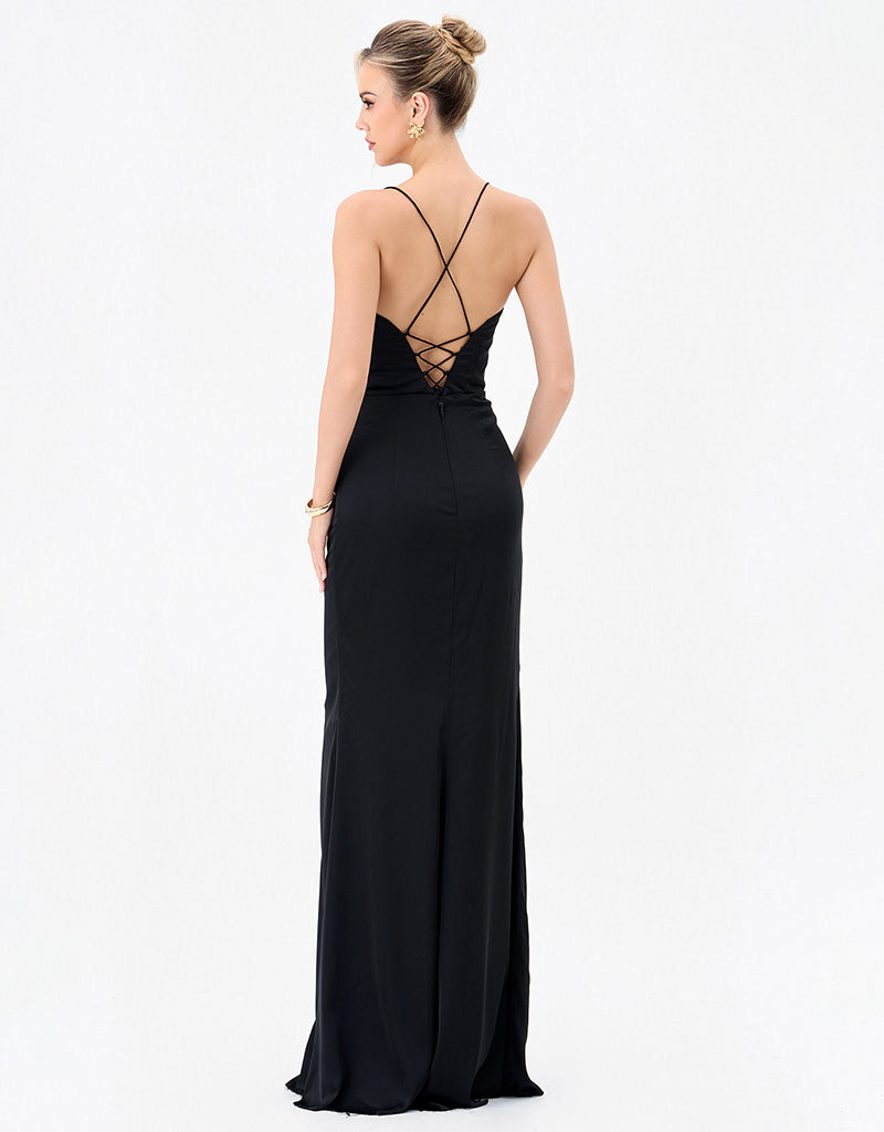 Flo Strappy Back Gown - Dress - Bariano