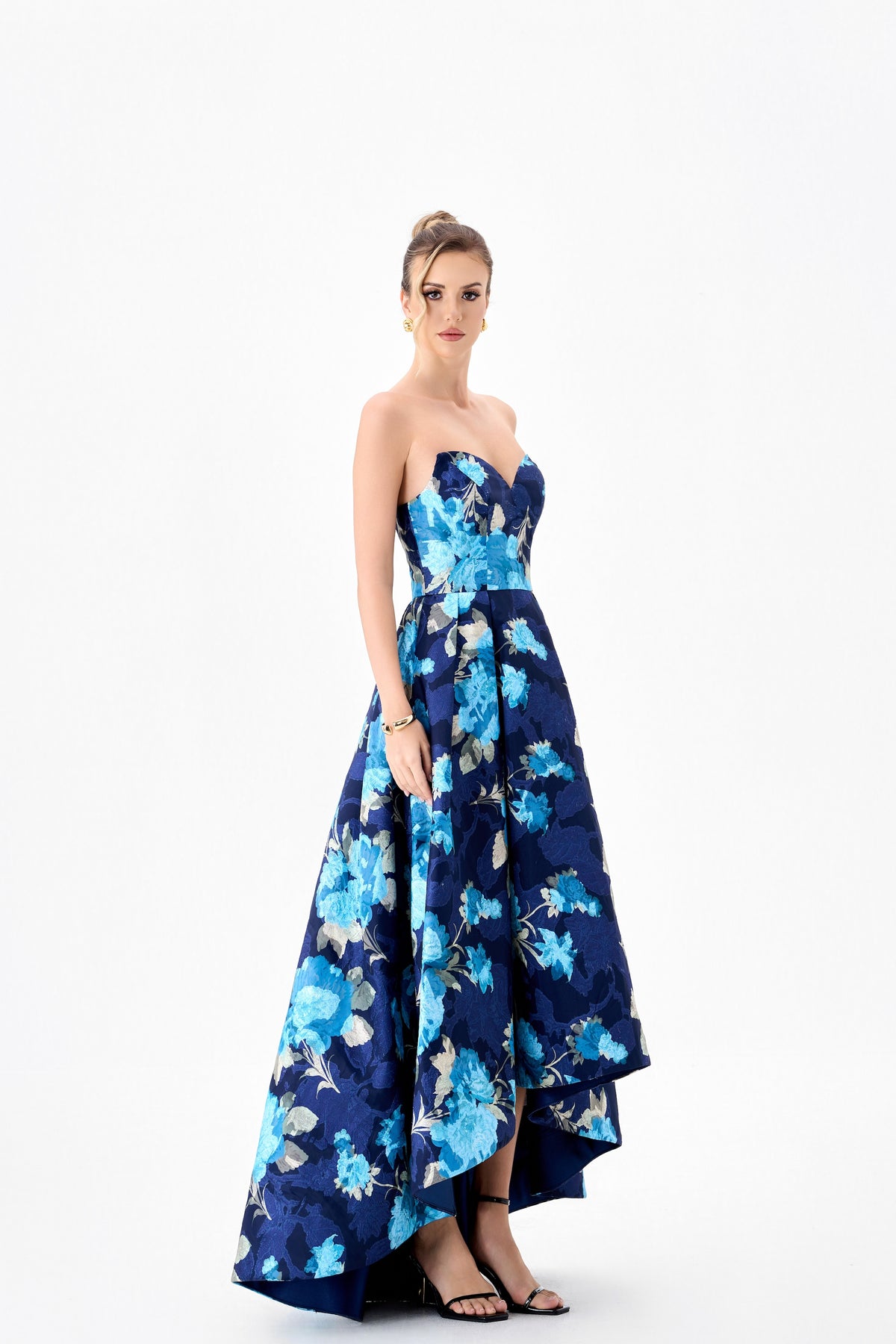 Tanica Strapless Hi-Lo Gown | Bariano