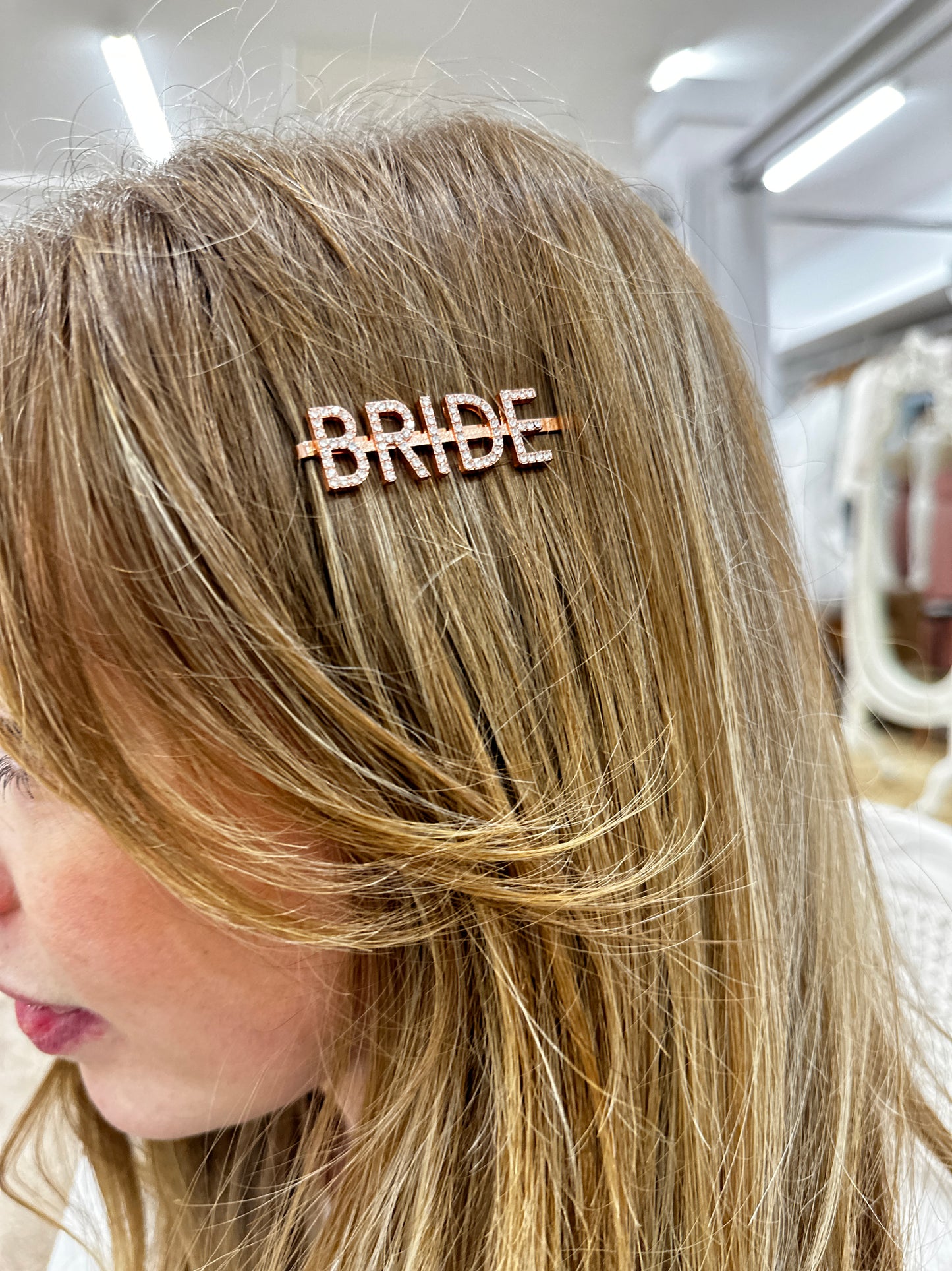 BRIDE Rhinestone Hair Slide