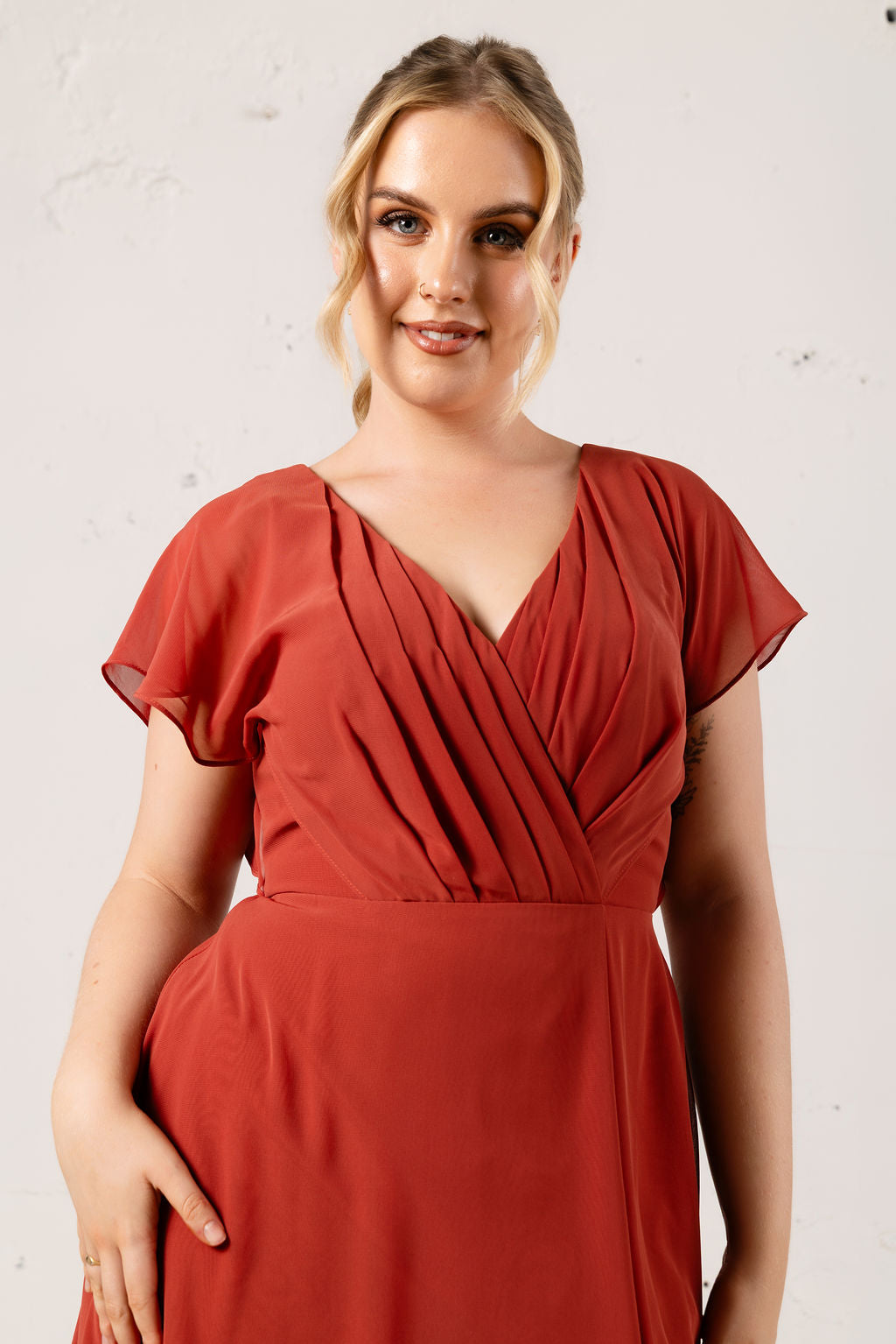 Skye Chiffon Dress - Dress - JOUNE