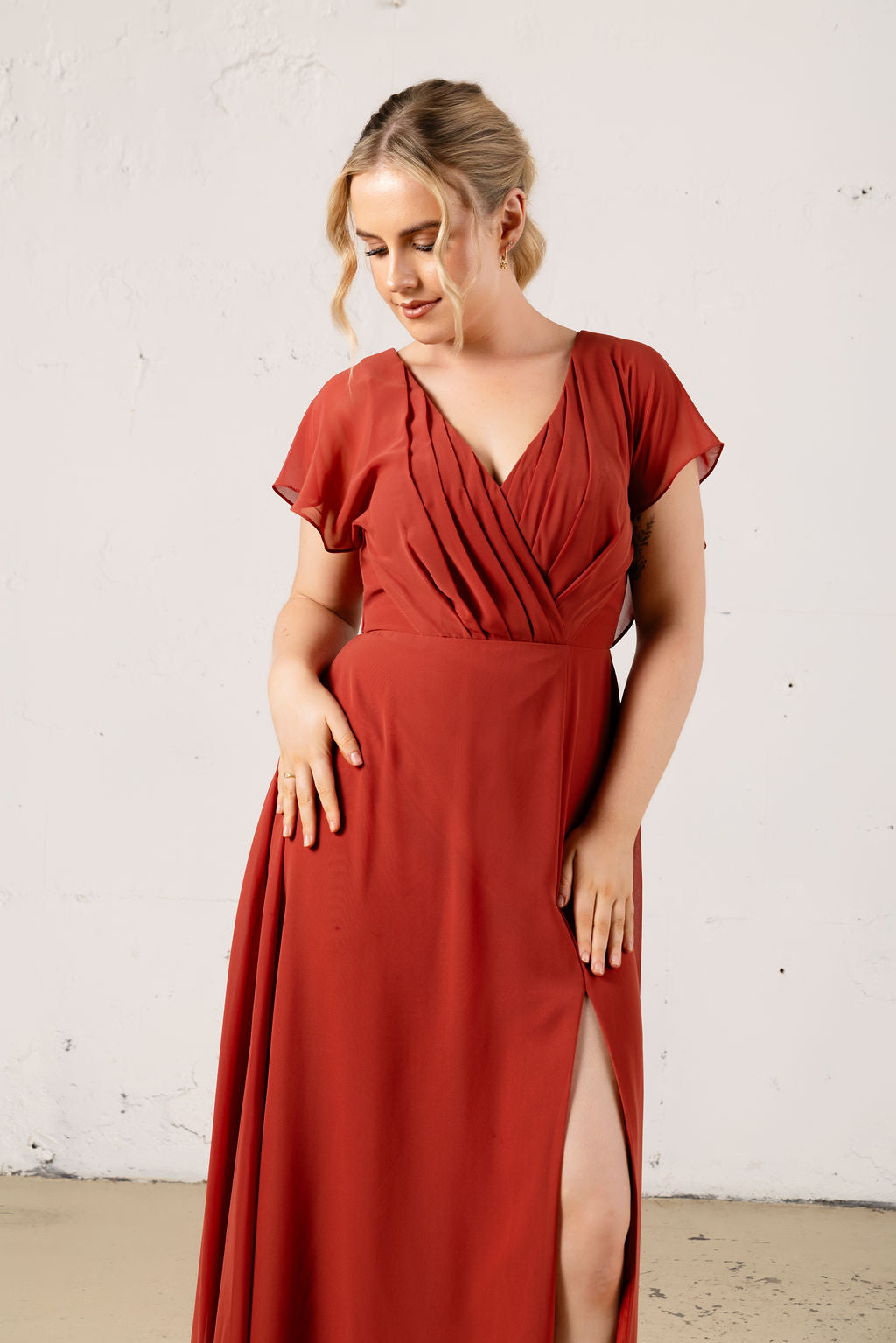 Skye Chiffon Dress - Dress - JOUNE