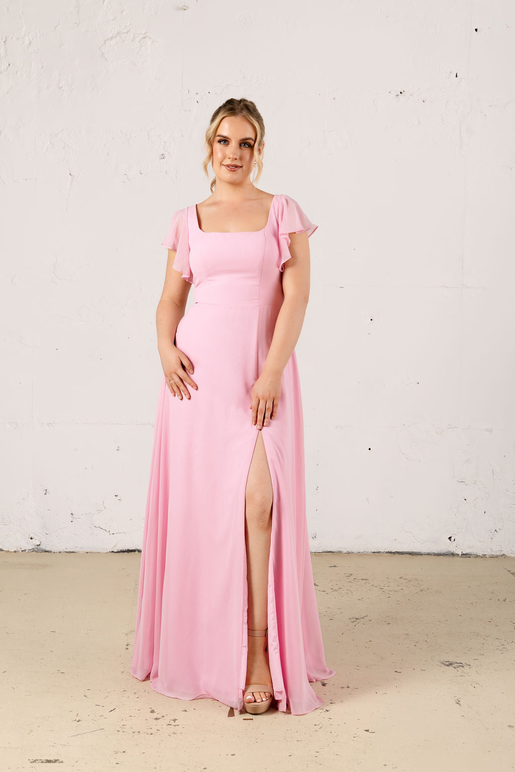 Mila Chiffon Dress - Bridesmaid Dress - JOUNE