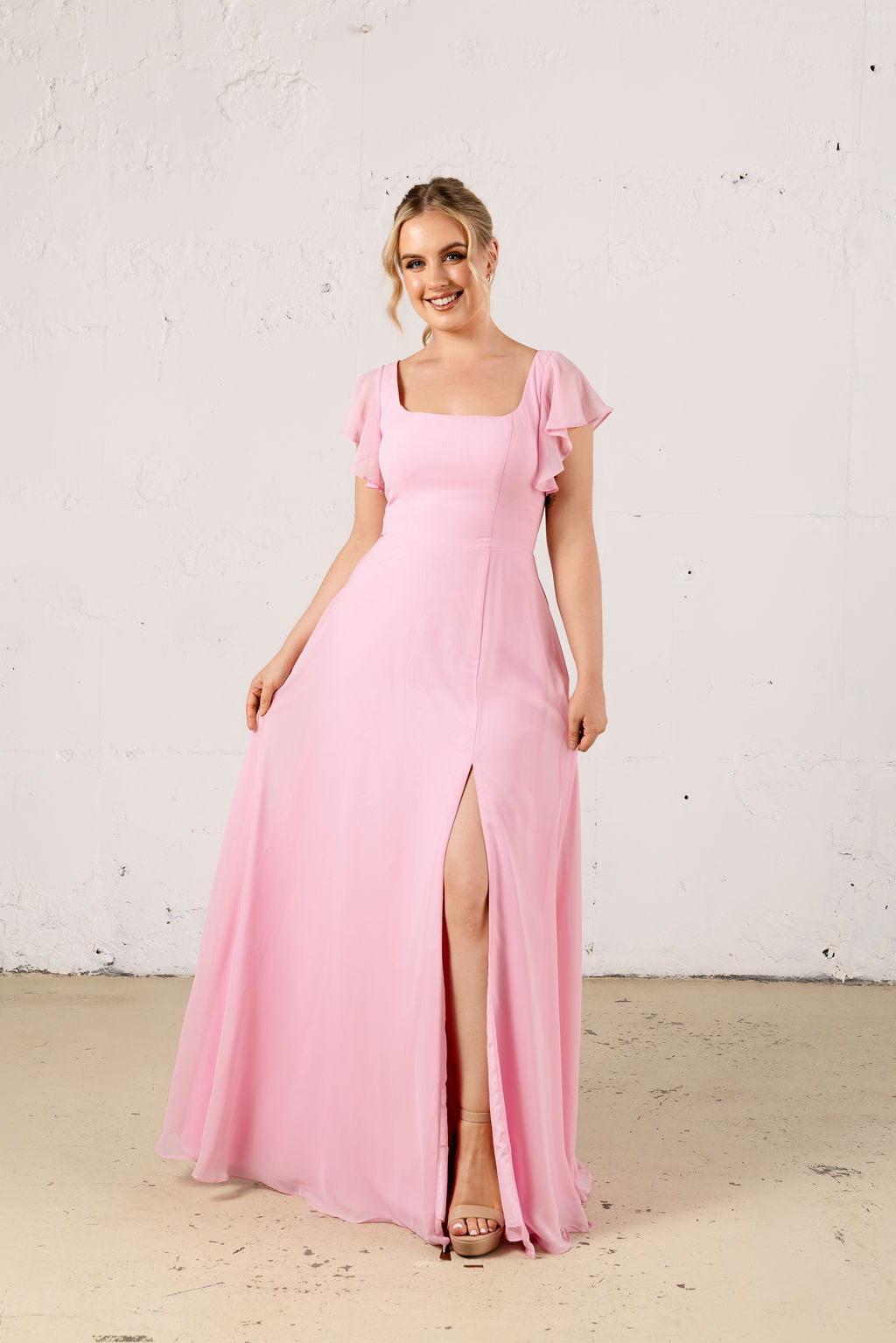 Mila Chiffon Dress - Bridesmaid Dress - JOUNE