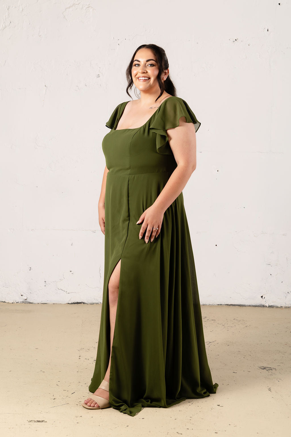 Mila Chiffon Dress - Bridesmaid Dress - JOUNE