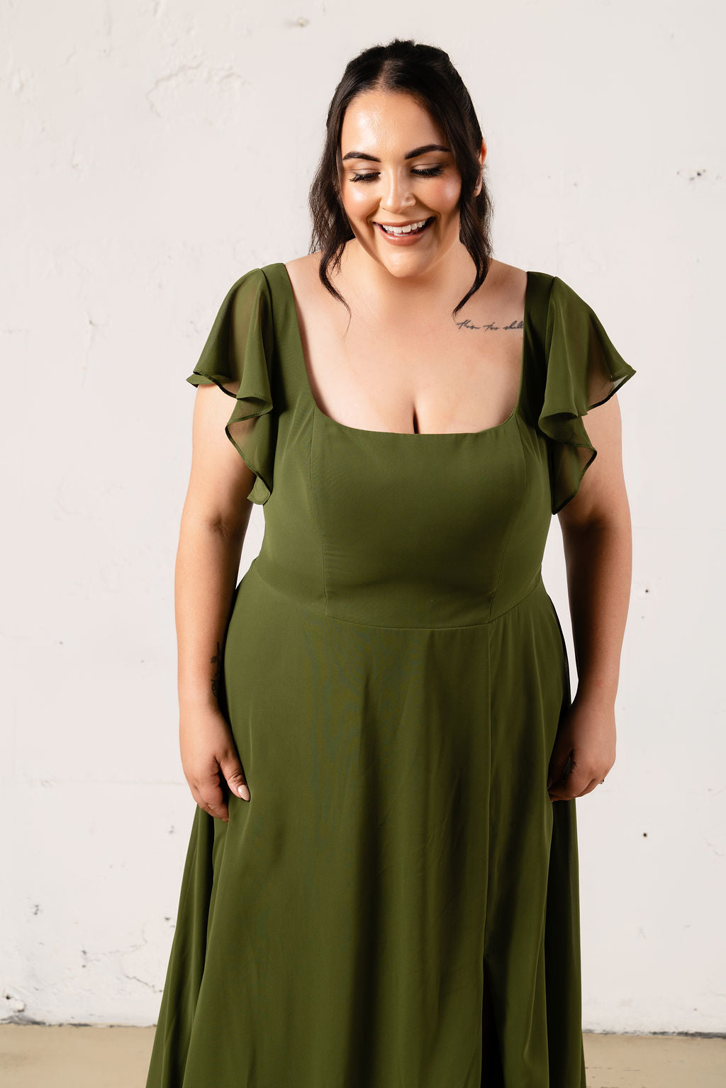 Mila Chiffon Dress - Bridesmaid Dress - JOUNE