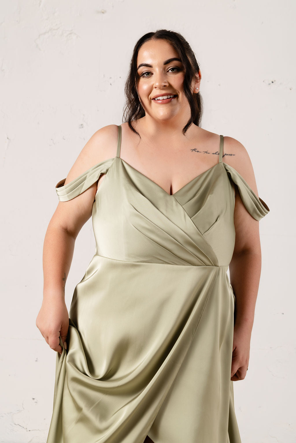 Aspen Satin Dress - Dress - JOUNE