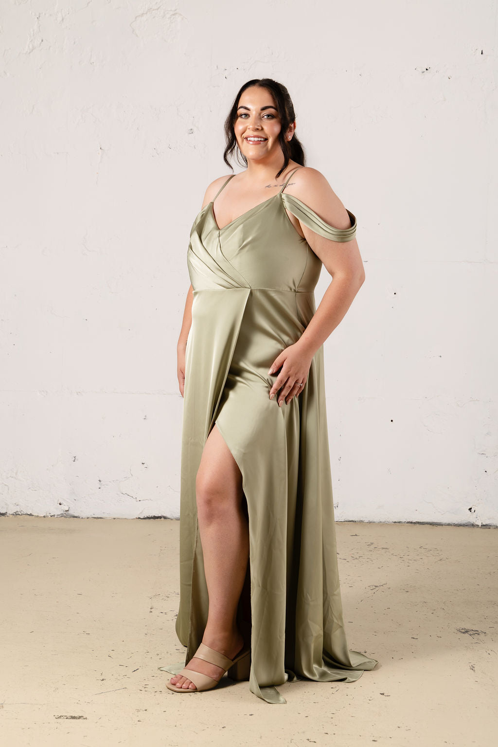 Aspen Satin Dress - Dress - JOUNE