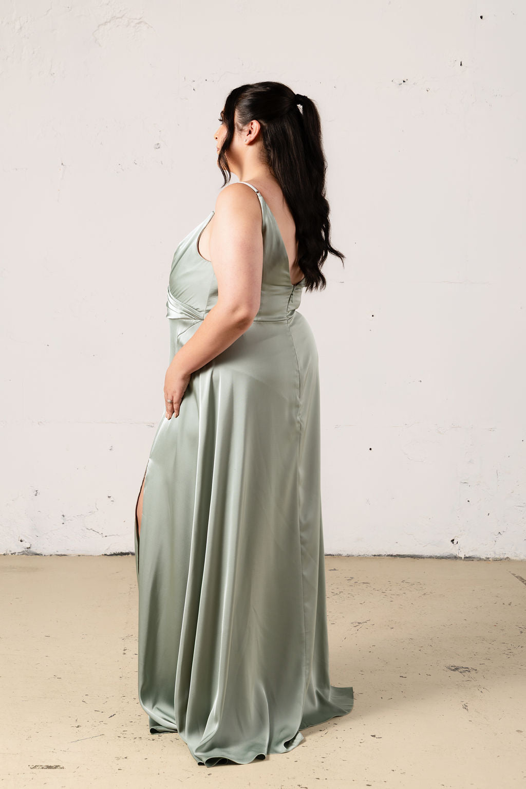 Lila Satin Dress - Dress - JOUNE