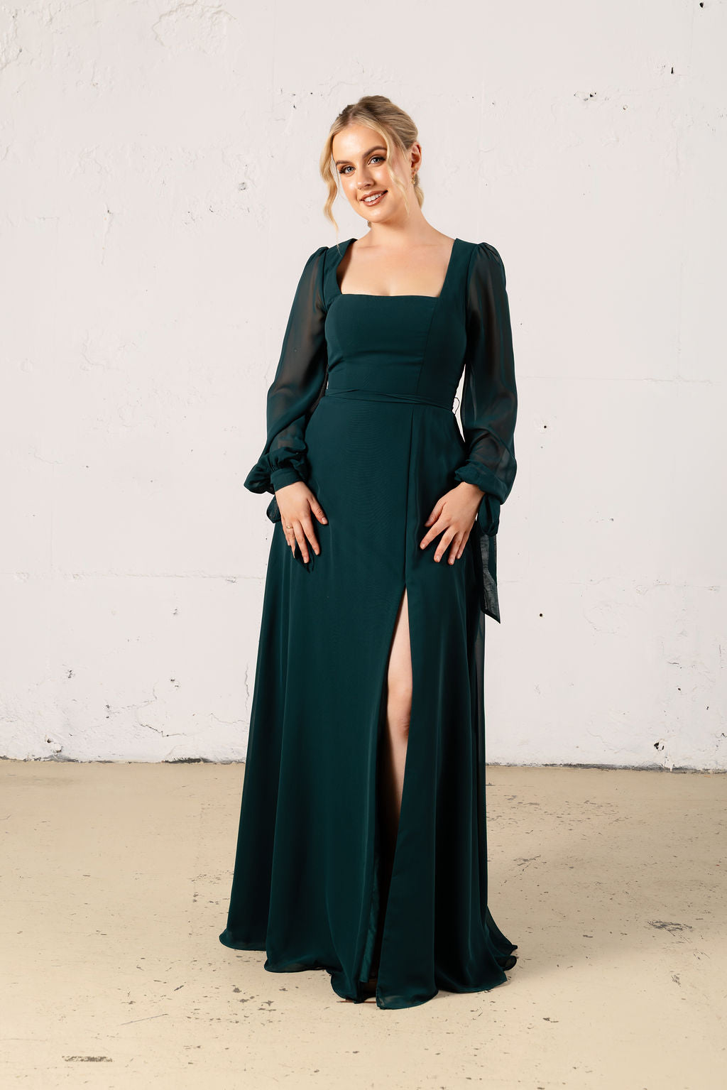 Celine Chiffon Dress - Dress - JOUNE