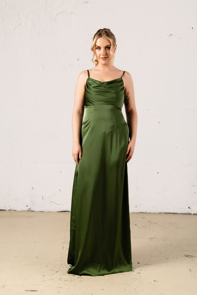 Blake Satin Dress - Dress - JOUNE