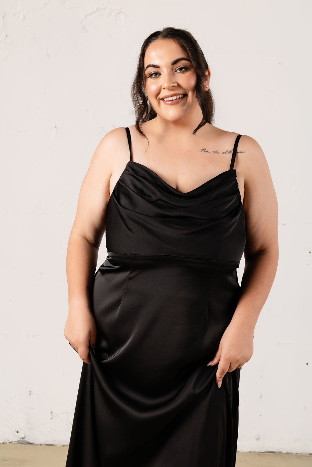 Blake Satin Dress - Dress - JOUNE