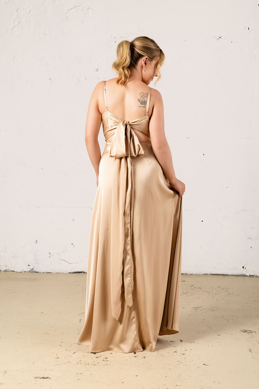 Margot Satin Dress - Dress - JOUNE