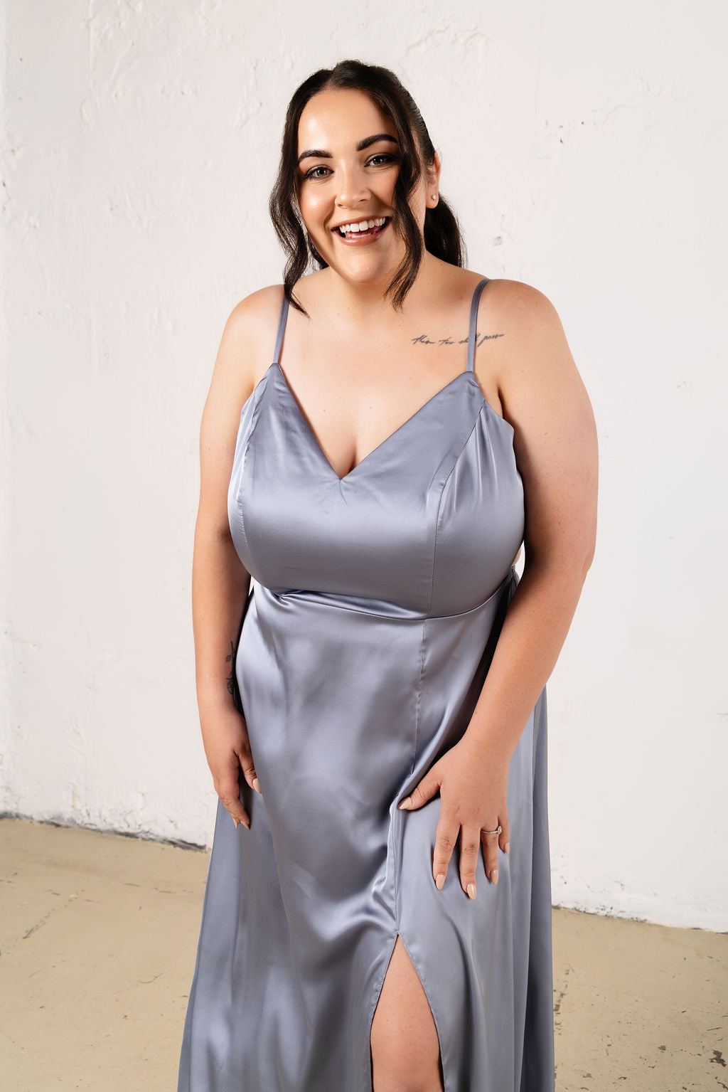 Margot Satin Dress - Dress - JOUNE