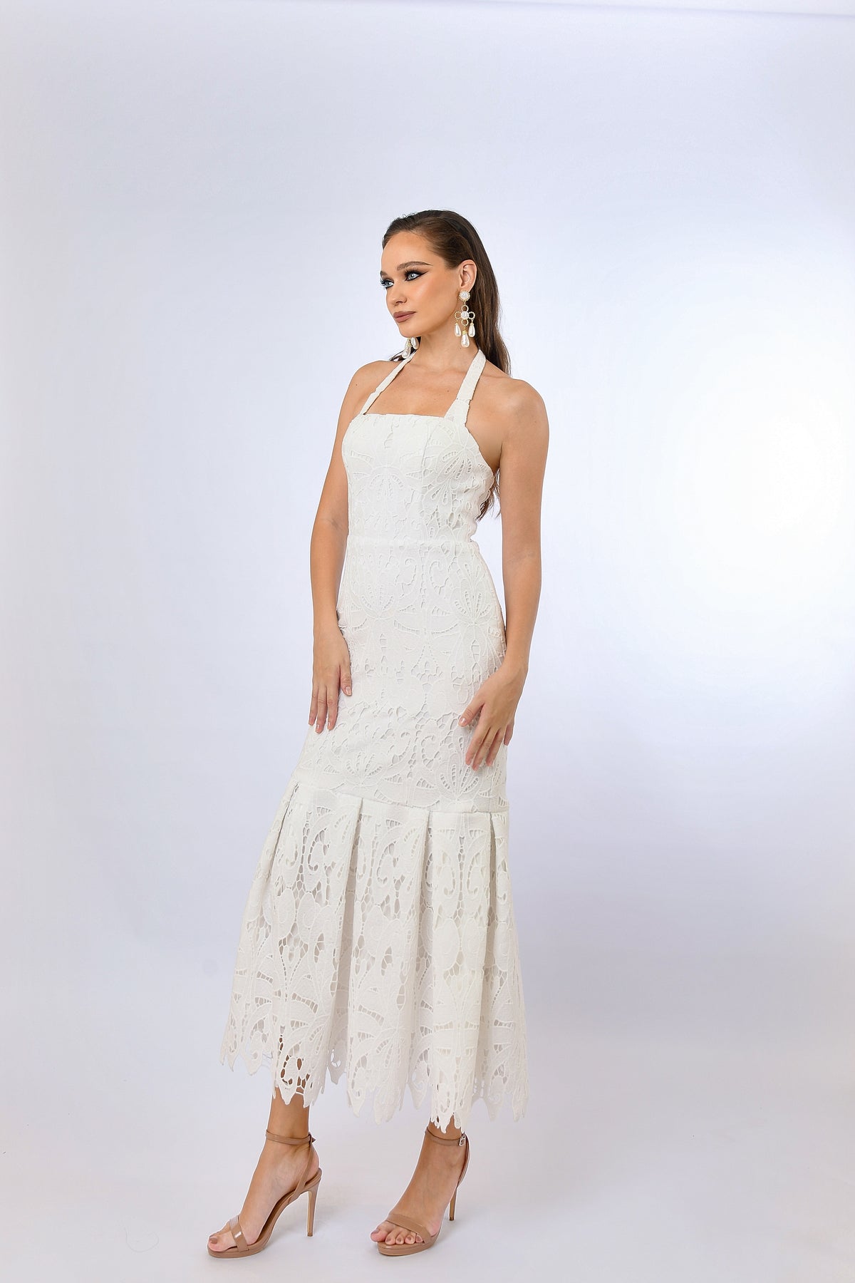 Fawn Lace Maxi