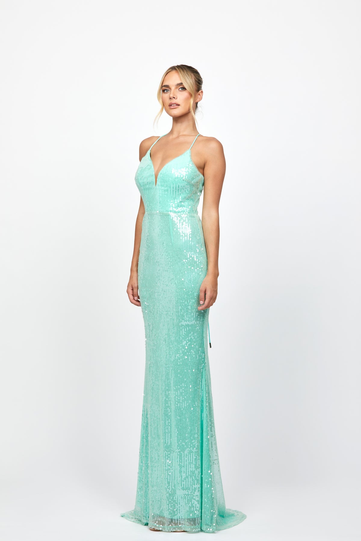 Indyana Sequin Strappy Back Maxi - Dress - Bariano
