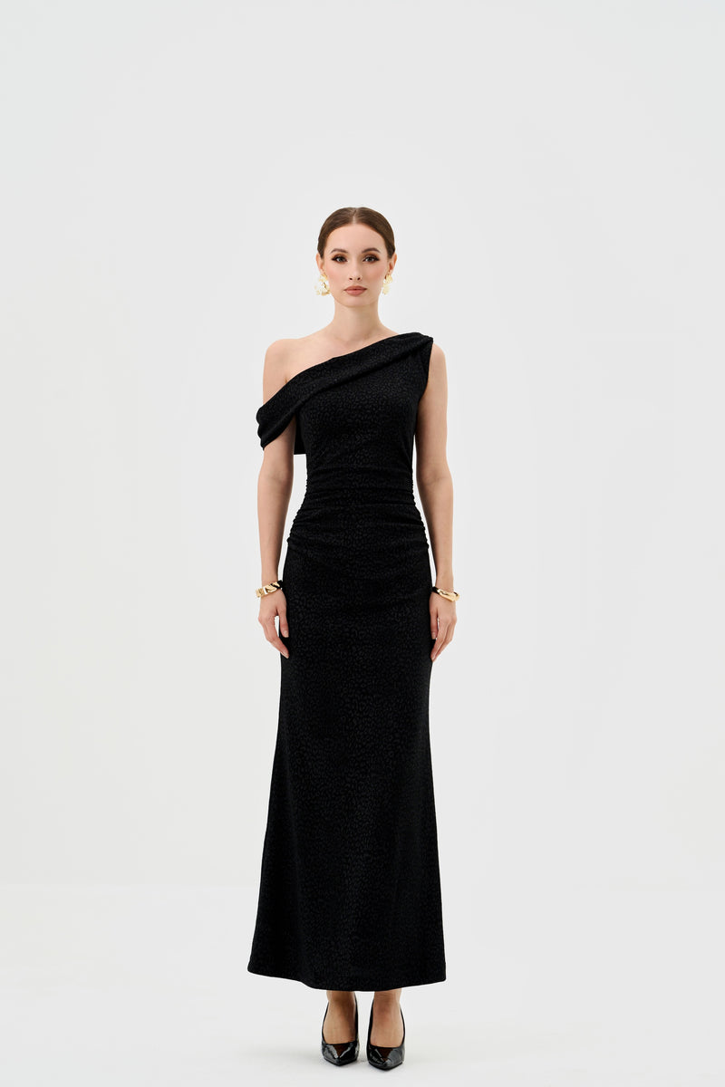 Thaliah Drape Off Shoulder Maxi - Dress - Bariano