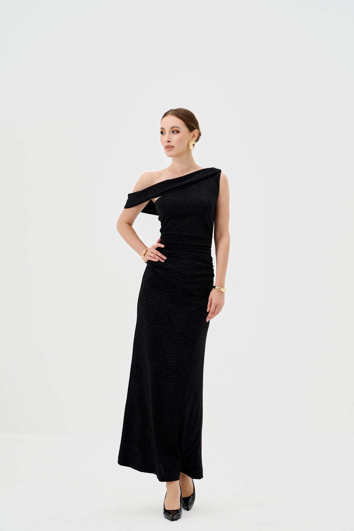 Thaliah Drape Off Shoulder Maxi - Dress - Bariano