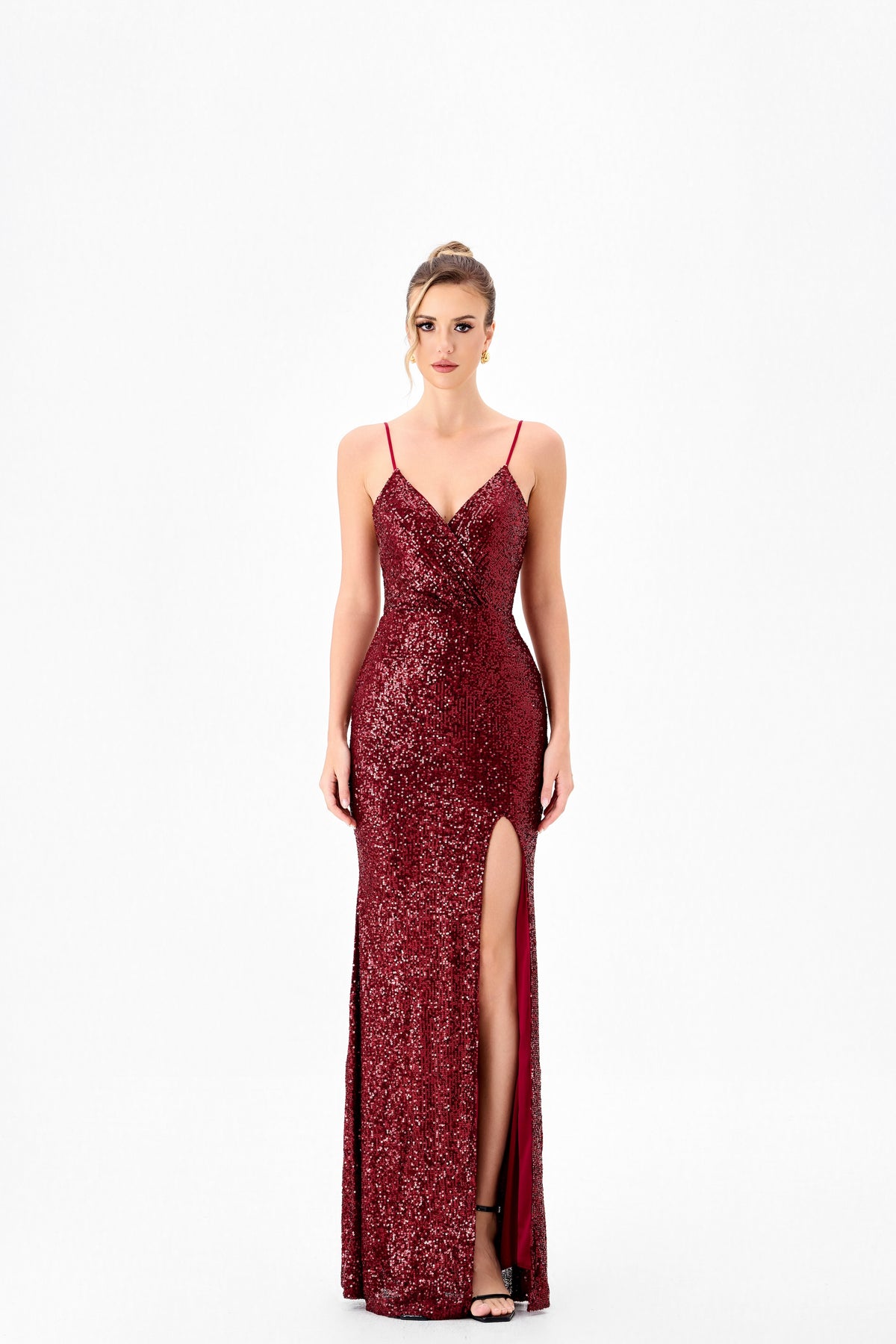Drew High Split Gown