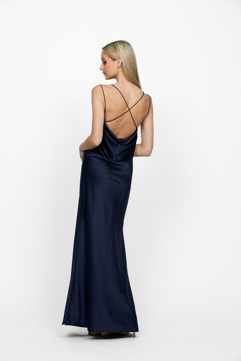 Lover Draped Cowl Gown - Honey Fawn Boutique