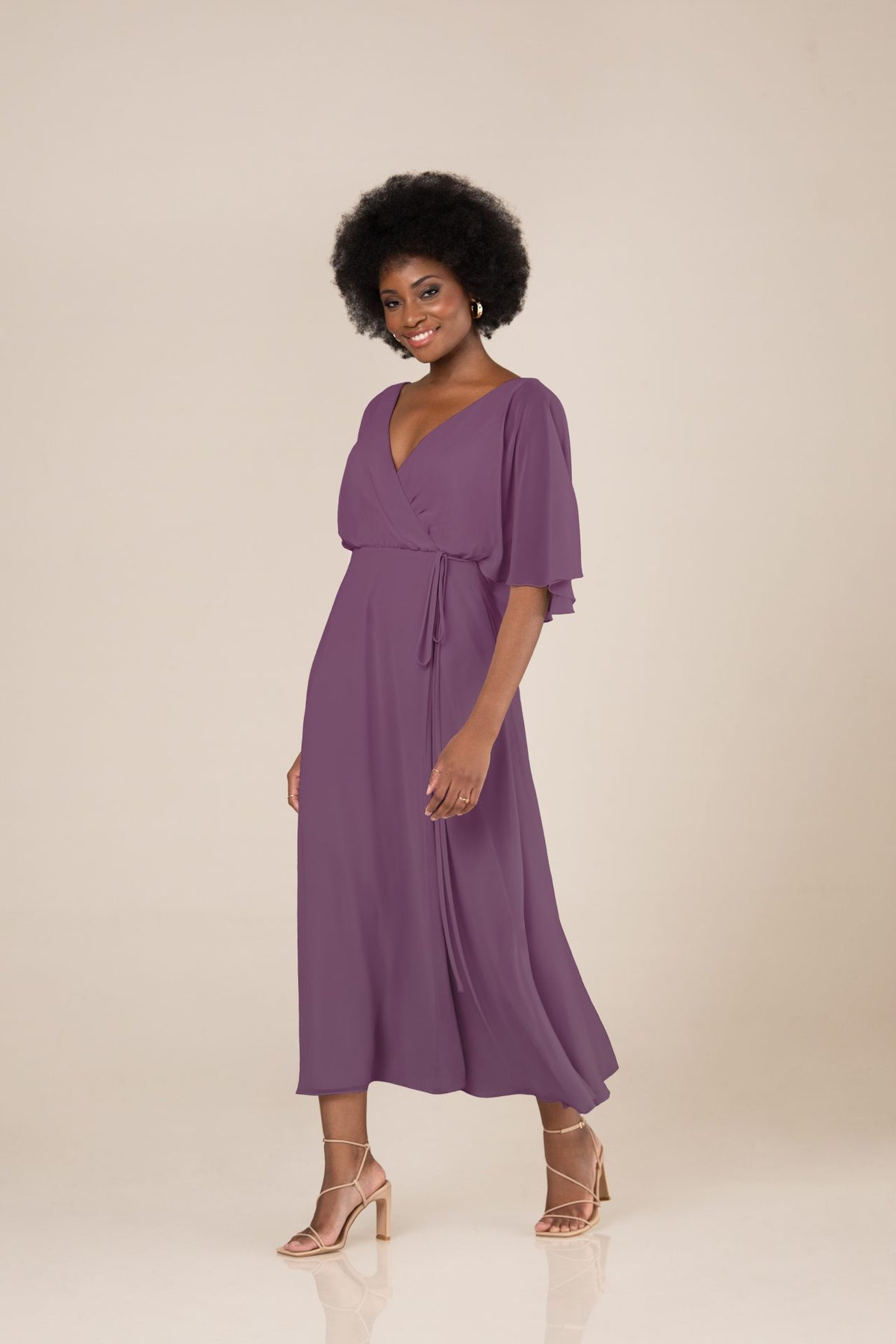 Chaya Tea Length - Chiffon - Honey Fawn Boutique