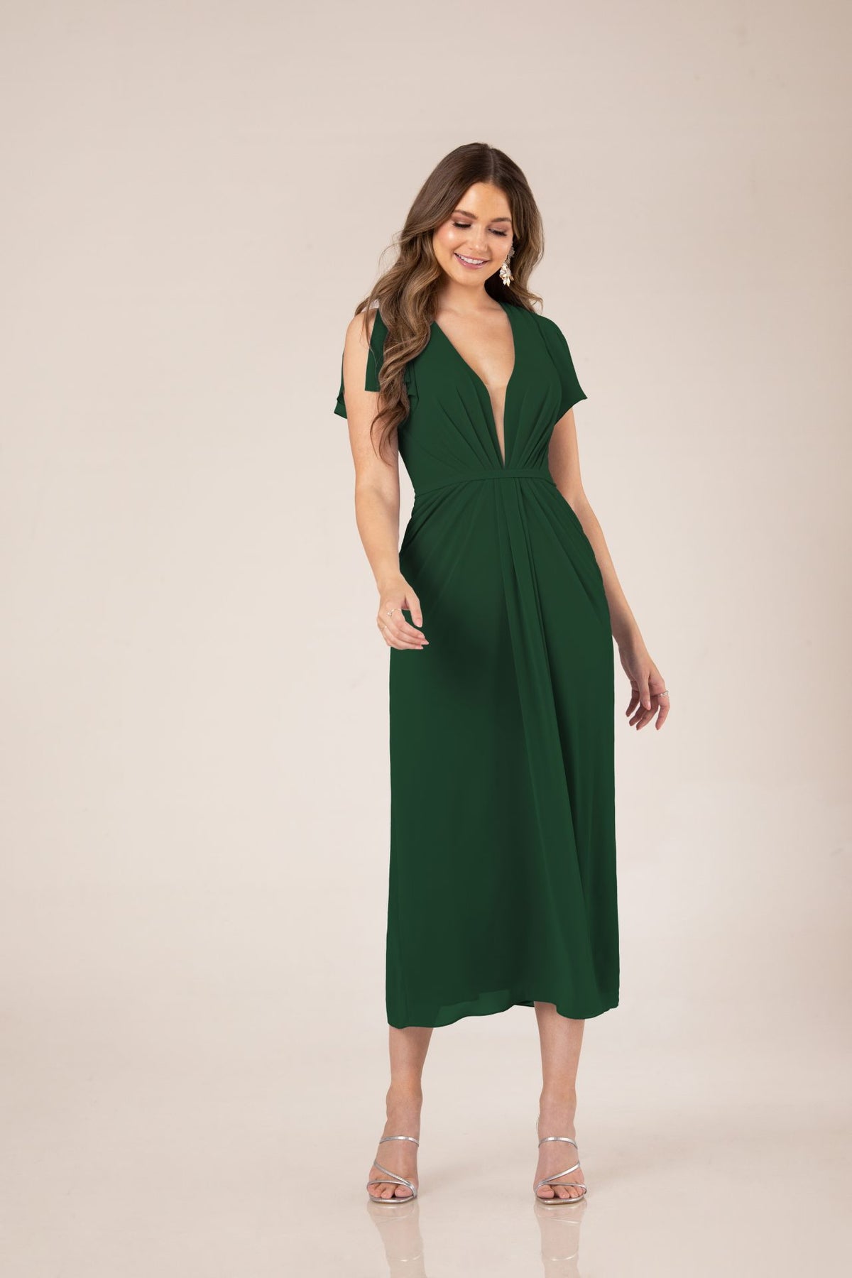 Emmie Tea Length - Chiffon - Honey Fawn Boutique