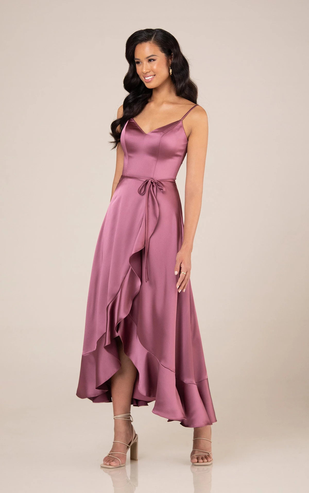 Khaleesi Tea Length - Charmeuse - Bridesmaid Dress - Sorella Vita