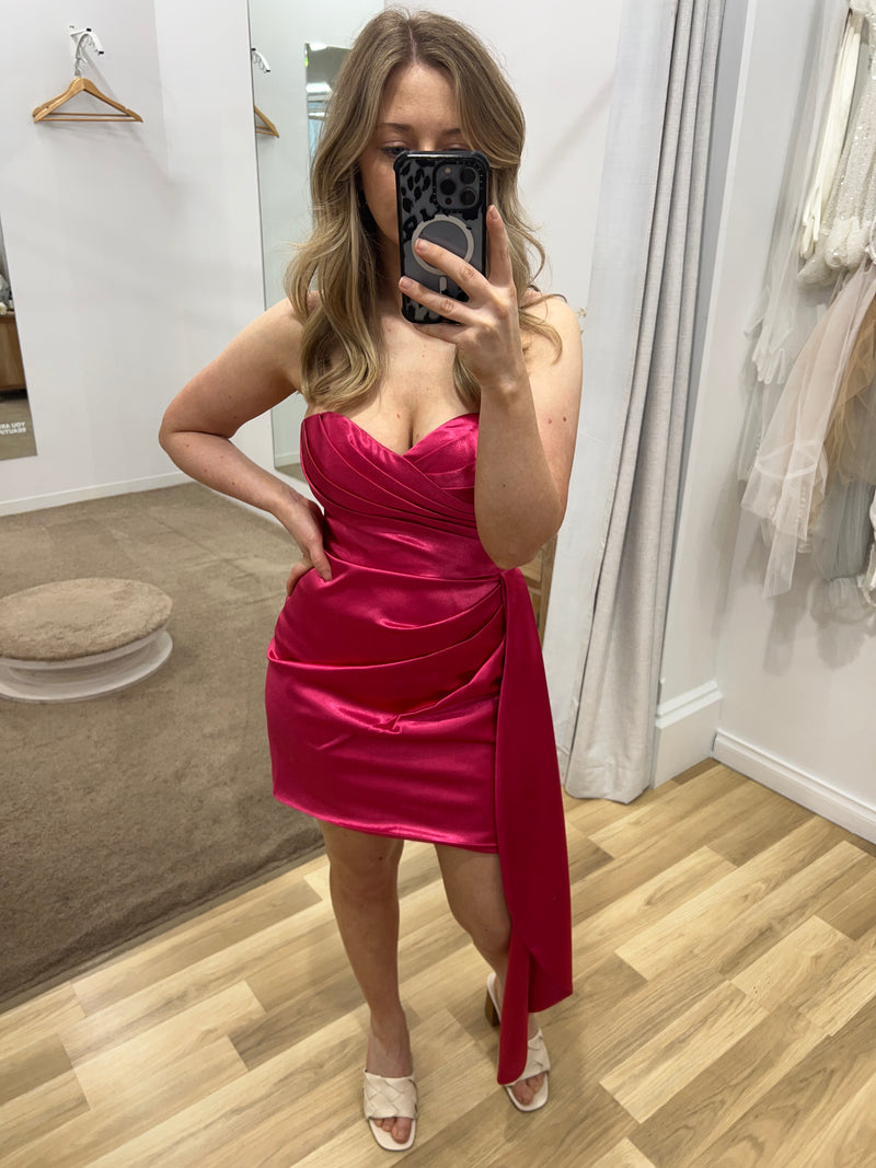 Kaisely Strapless Sash Mini - Dress - Bariano