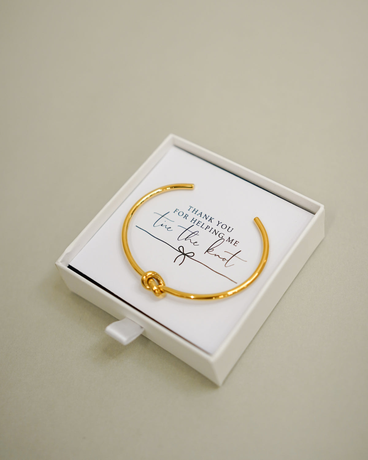 "Tie the Knot" Thank You Bracelet - Giftware - Honey Fawn Boutique