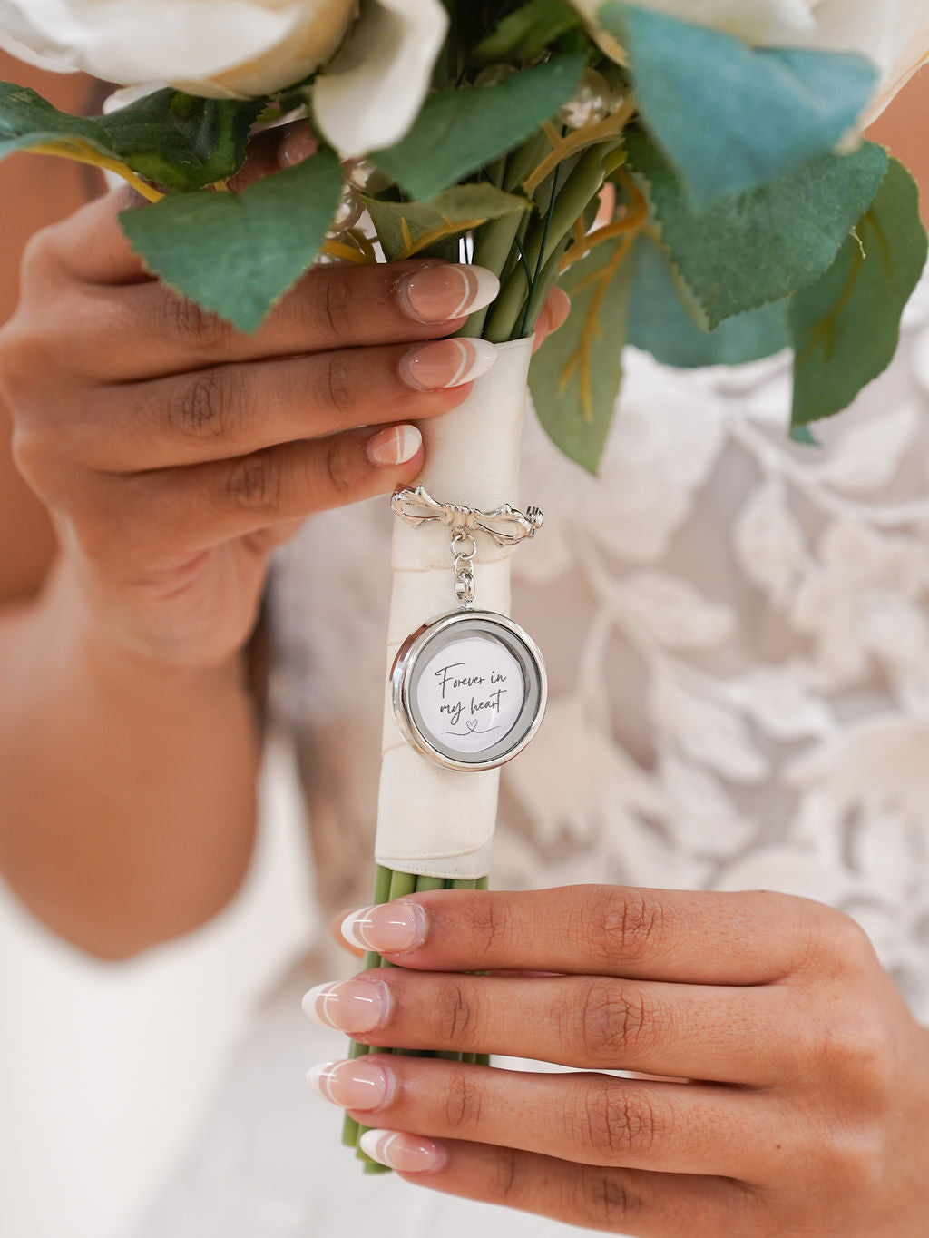 Wedding Bouquet DIY Photo Memorial Charm Pin - Giftware - Honey Fawn