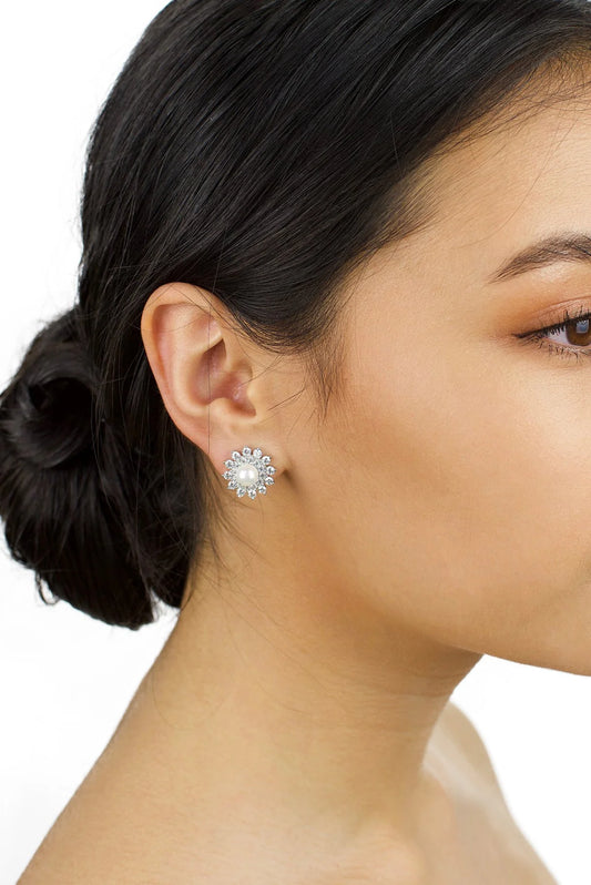 Freya Pearl Stud Earring