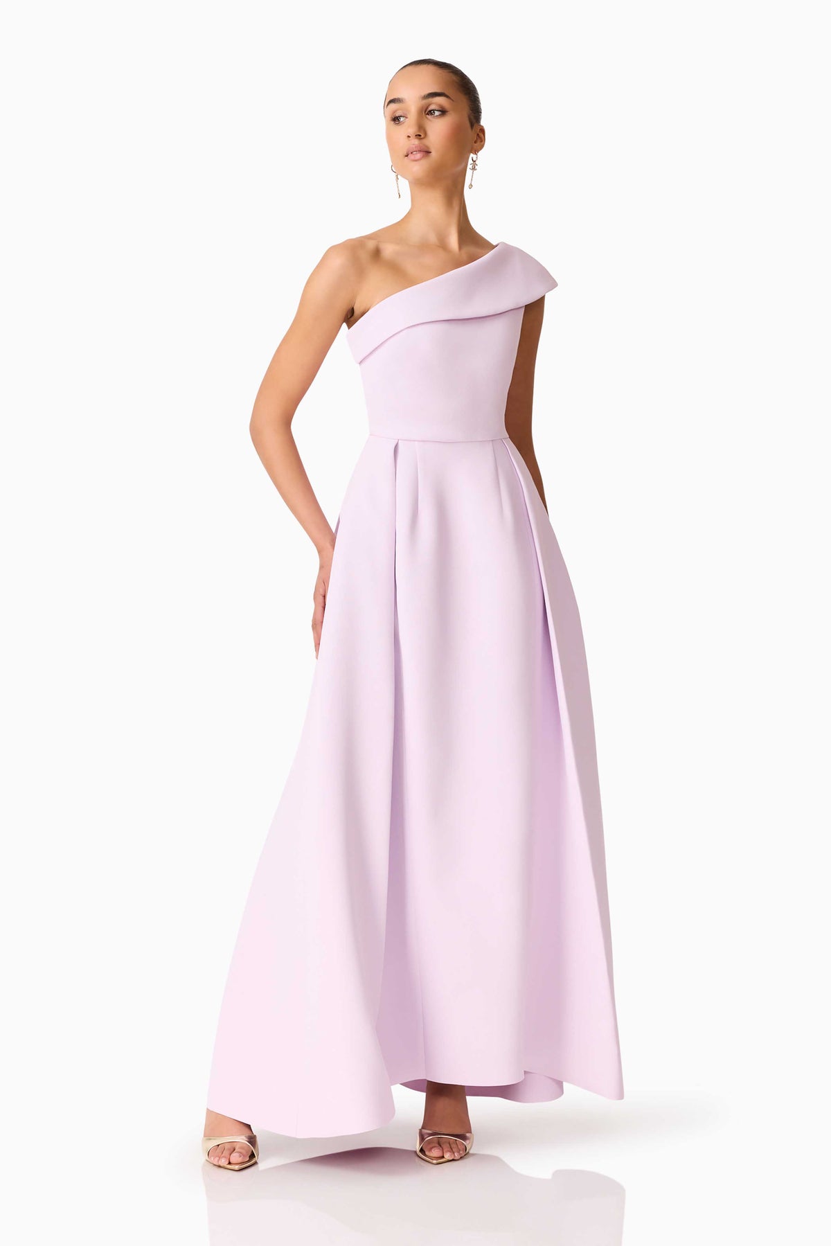 Saphine One-Shoulder Gown - Dress - Elliatt